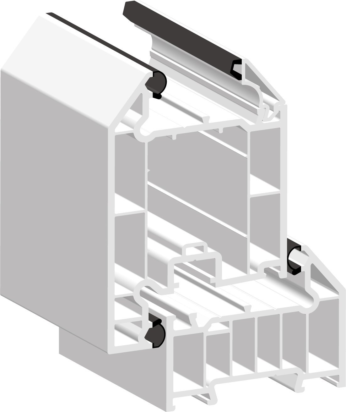 PVCu door